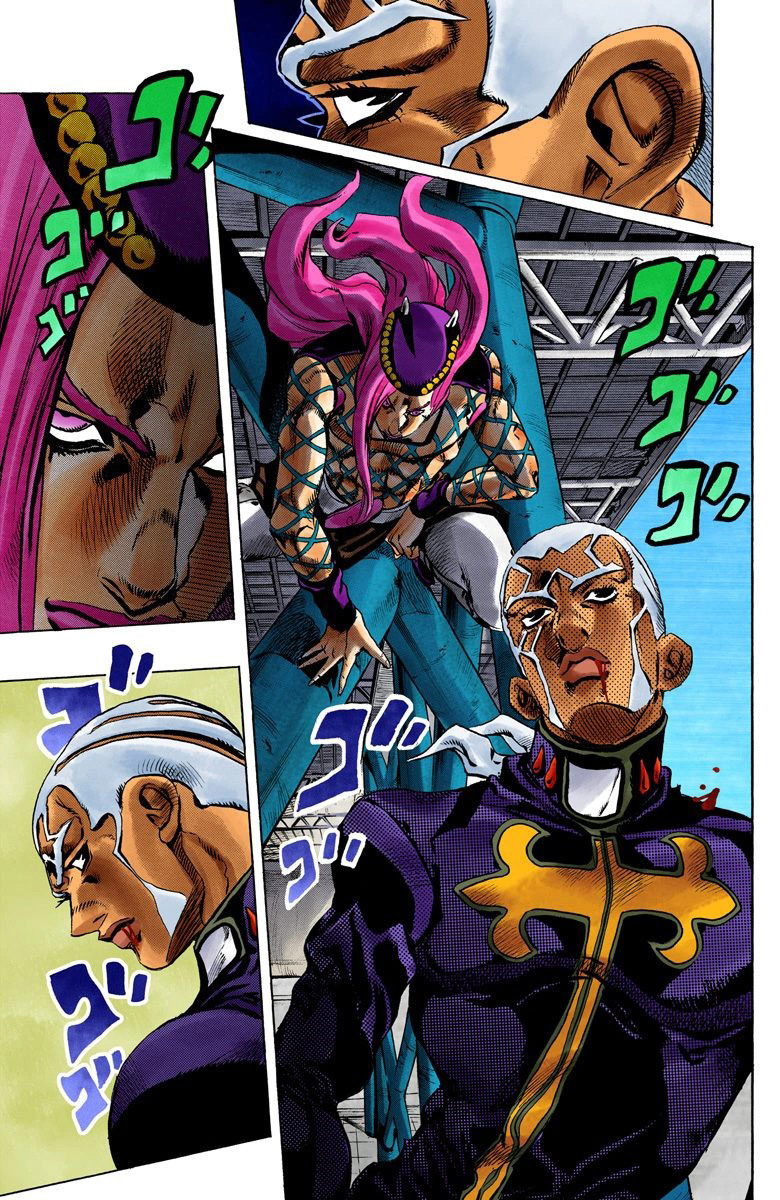 Read JoJo's Bizarre Adventure Part 6 Stone Ocean Official Colored FR Manga Online