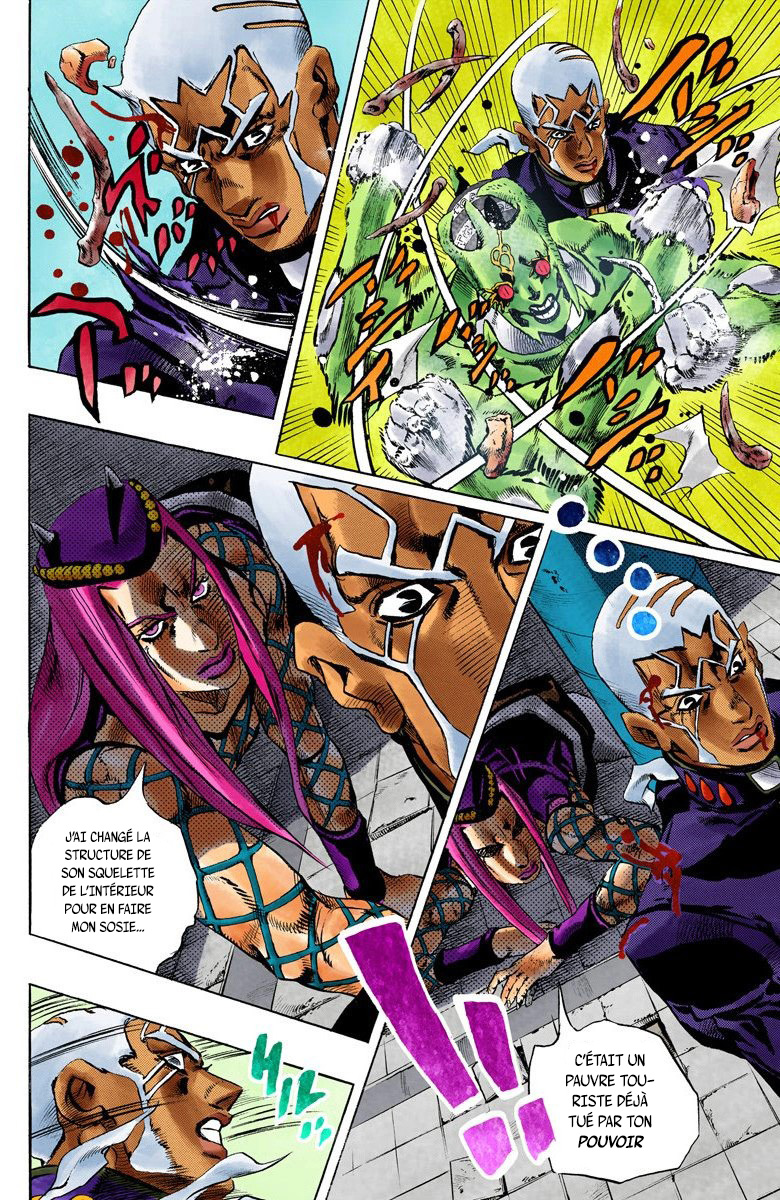 Read JoJo's Bizarre Adventure Part 6 Stone Ocean Official Colored FR Manga Online