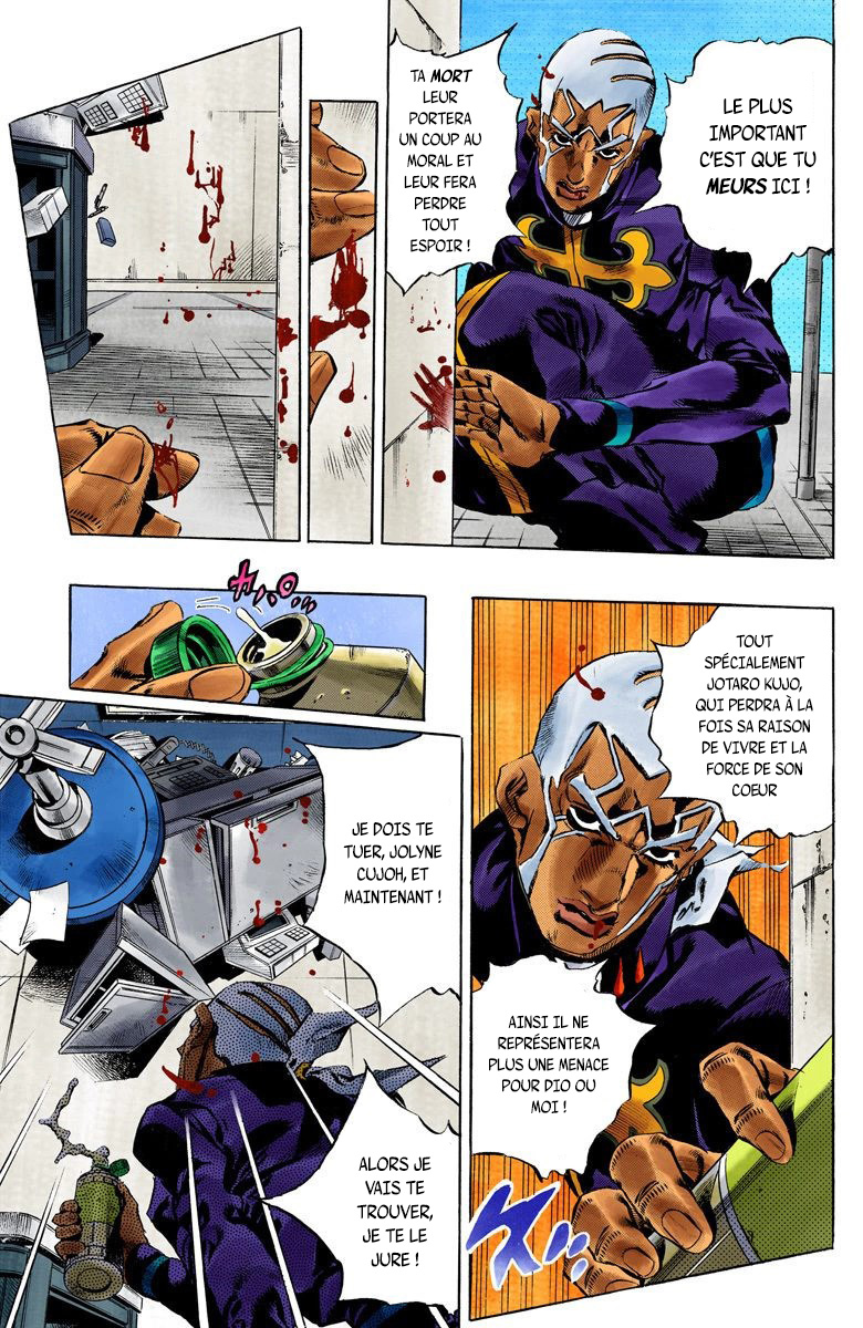 Read JoJo's Bizarre Adventure Part 6 Stone Ocean Official Colored FR Manga Online
