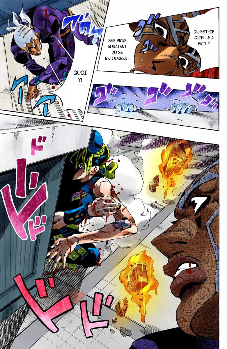 Read JoJo's Bizarre Adventure Part 6 Stone Ocean Official Colored FR Manga Online