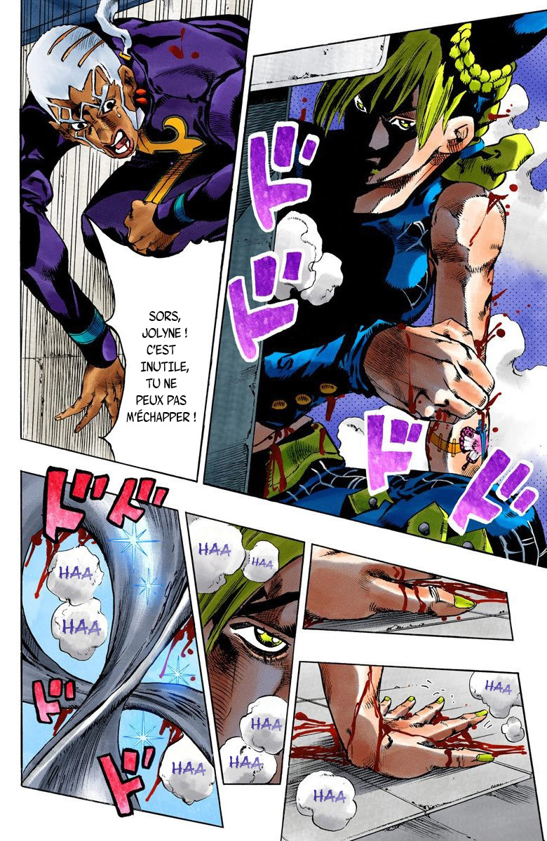Read JoJo's Bizarre Adventure Part 6 Stone Ocean Official Colored FR Manga Online