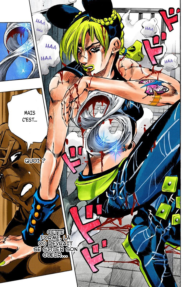 Read JoJo's Bizarre Adventure Part 6 Stone Ocean Official Colored FR Manga Online