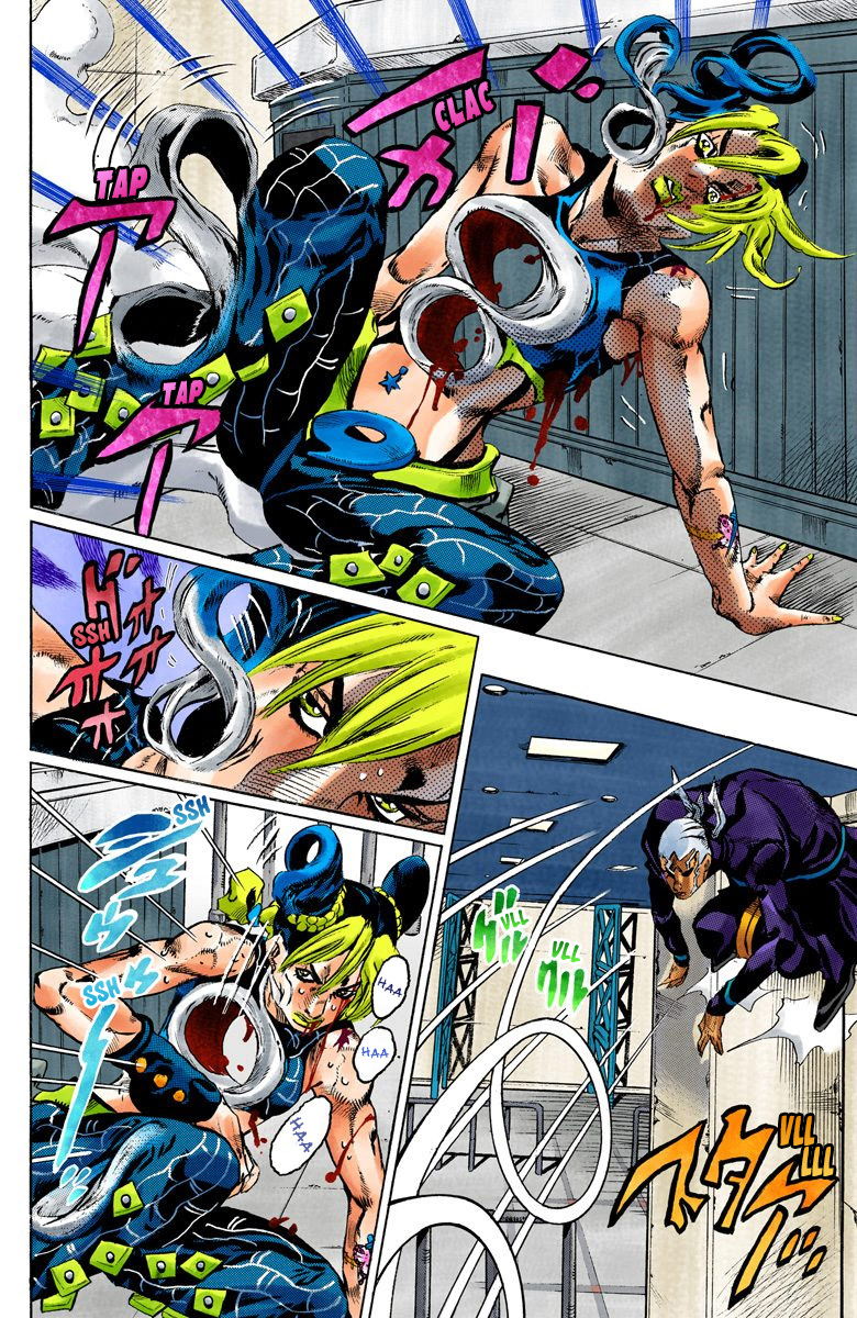 Read JoJo's Bizarre Adventure Part 6 Stone Ocean Official Colored FR Manga Online