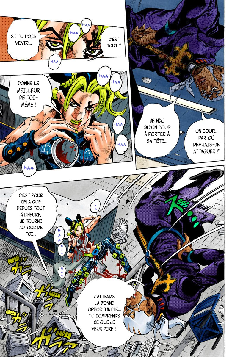 Read JoJo's Bizarre Adventure Part 6 Stone Ocean Official Colored FR Manga Online