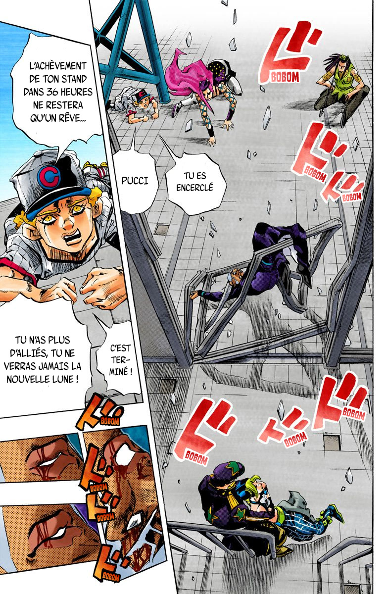 Read JoJo's Bizarre Adventure Part 6 Stone Ocean Official Colored FR Manga Online