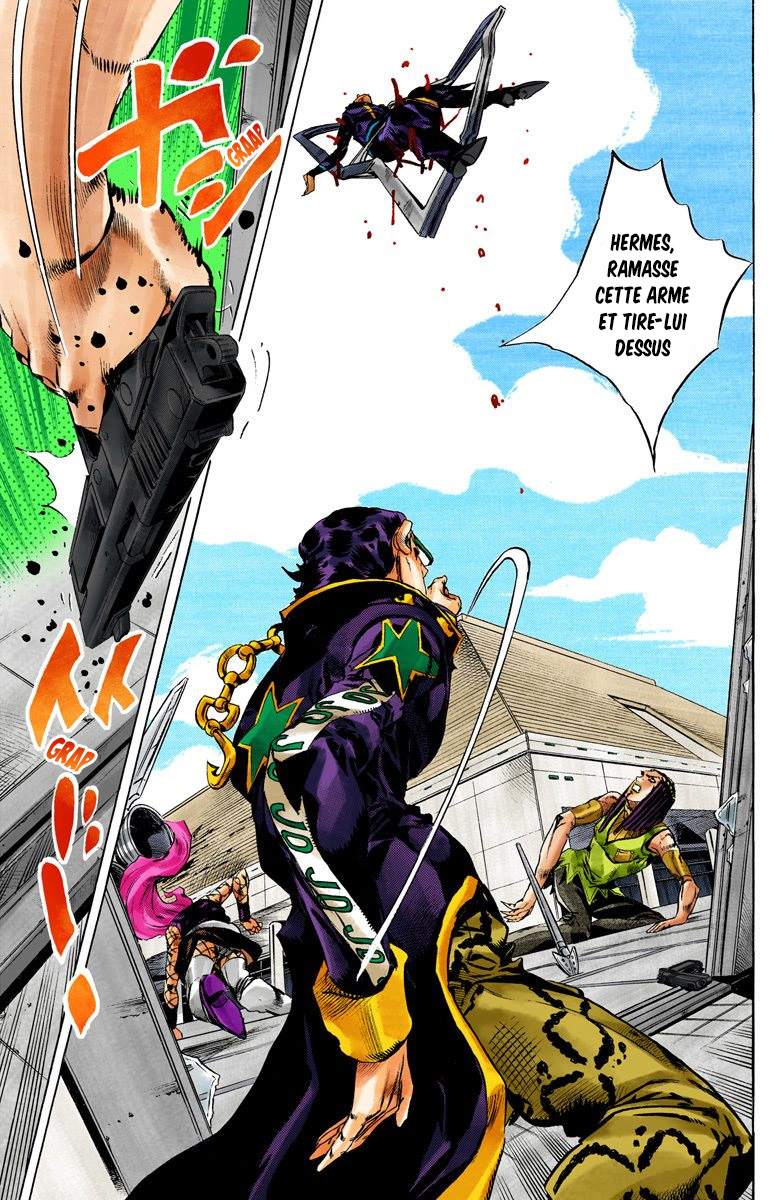 Read JoJo's Bizarre Adventure Part 6 Stone Ocean Official Colored FR Manga Online