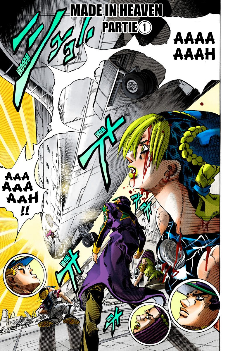 Read JoJo's Bizarre Adventure Part 6 Stone Ocean Official Colored FR Manga Online