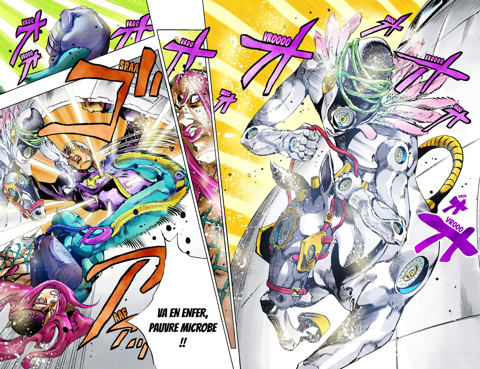 Read JoJo's Bizarre Adventure Part 6 Stone Ocean Official Colored FR Manga Online