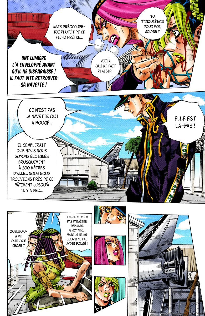 Read JoJo's Bizarre Adventure Part 6 Stone Ocean Official Colored FR Manga Online