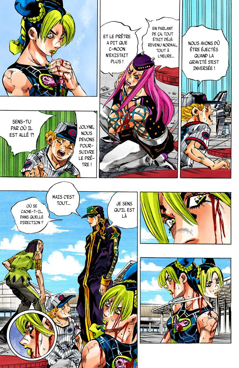 Read JoJo's Bizarre Adventure Part 6 Stone Ocean Official Colored FR Manga Online