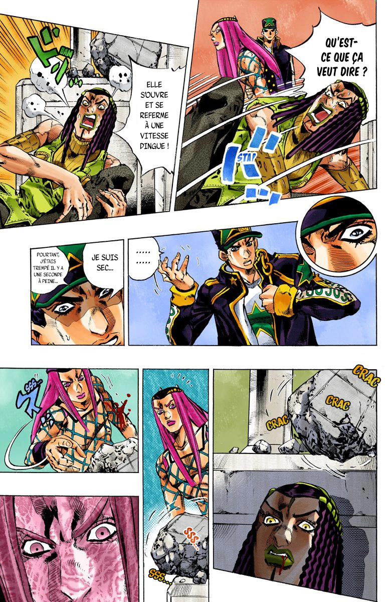 Read JoJo's Bizarre Adventure Part 6 Stone Ocean Official Colored FR Manga Online