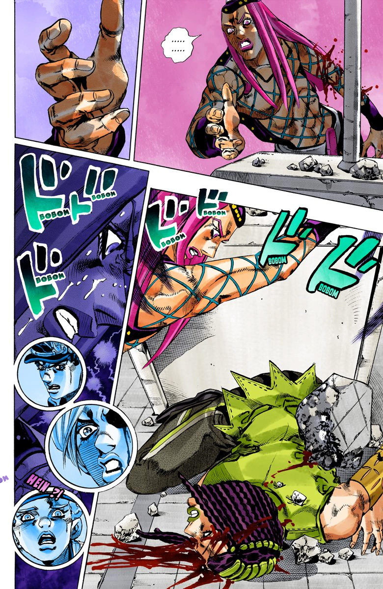 Read JoJo's Bizarre Adventure Part 6 Stone Ocean Official Colored FR Manga Online