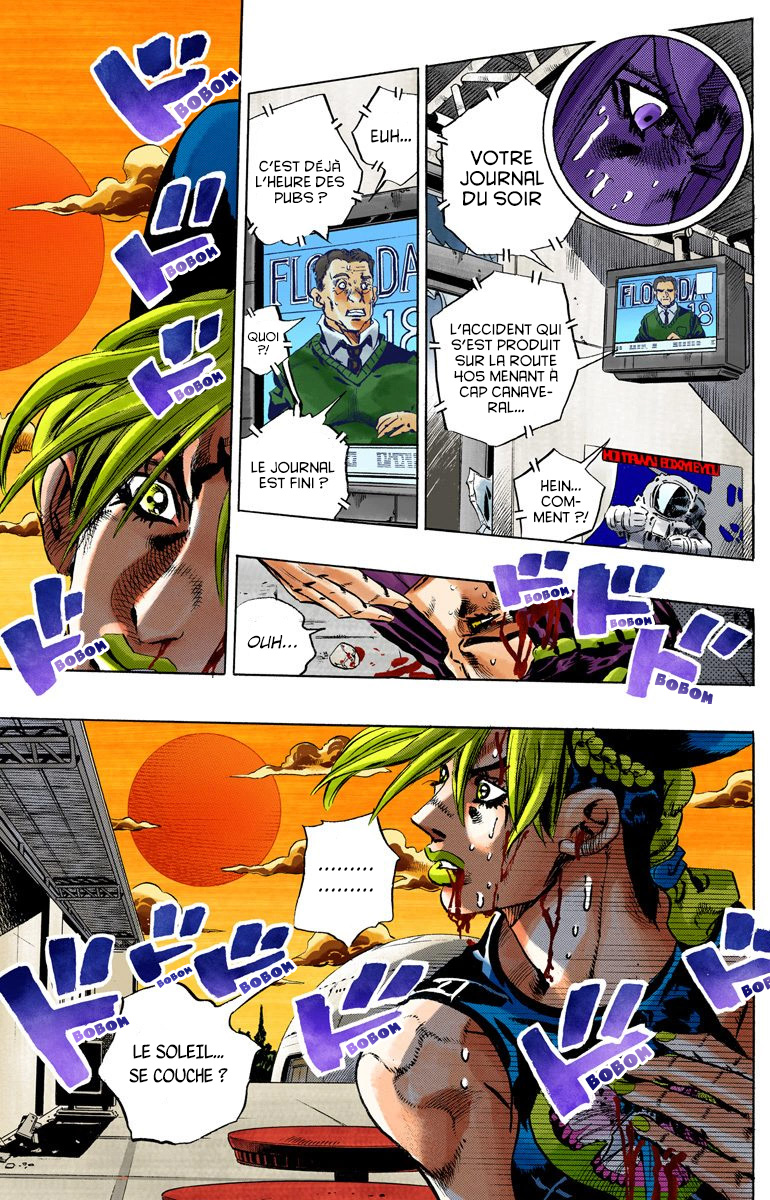 Read JoJo's Bizarre Adventure Part 6 Stone Ocean Official Colored FR Manga Online