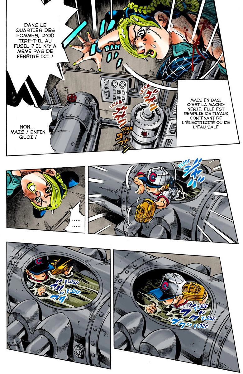 Read JoJo's Bizarre Adventure Part 6 Stone Ocean Official Colored FR Manga Online