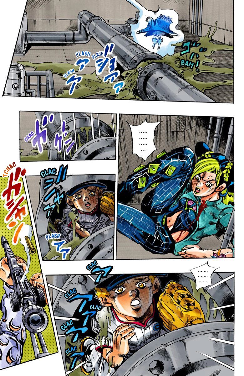 Read JoJo's Bizarre Adventure Part 6 Stone Ocean Official Colored FR Manga Online