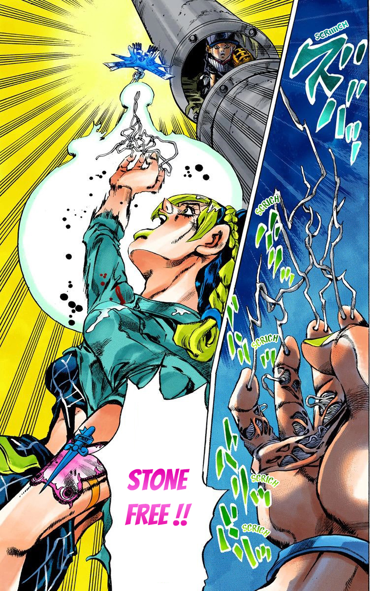 Read JoJo's Bizarre Adventure Part 6 Stone Ocean Official Colored FR Manga Online
