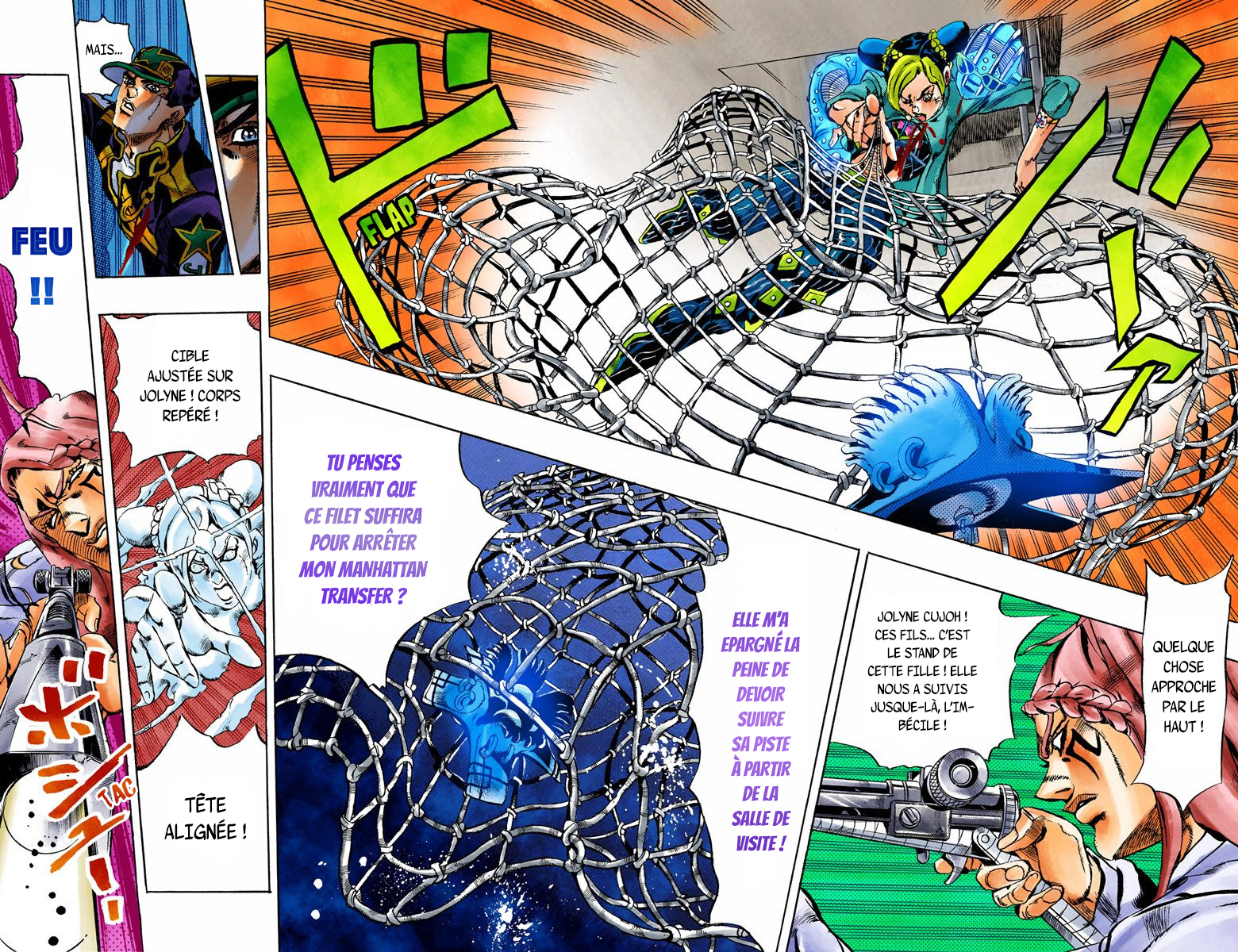 Read JoJo's Bizarre Adventure Part 6 Stone Ocean Official Colored FR Manga Online