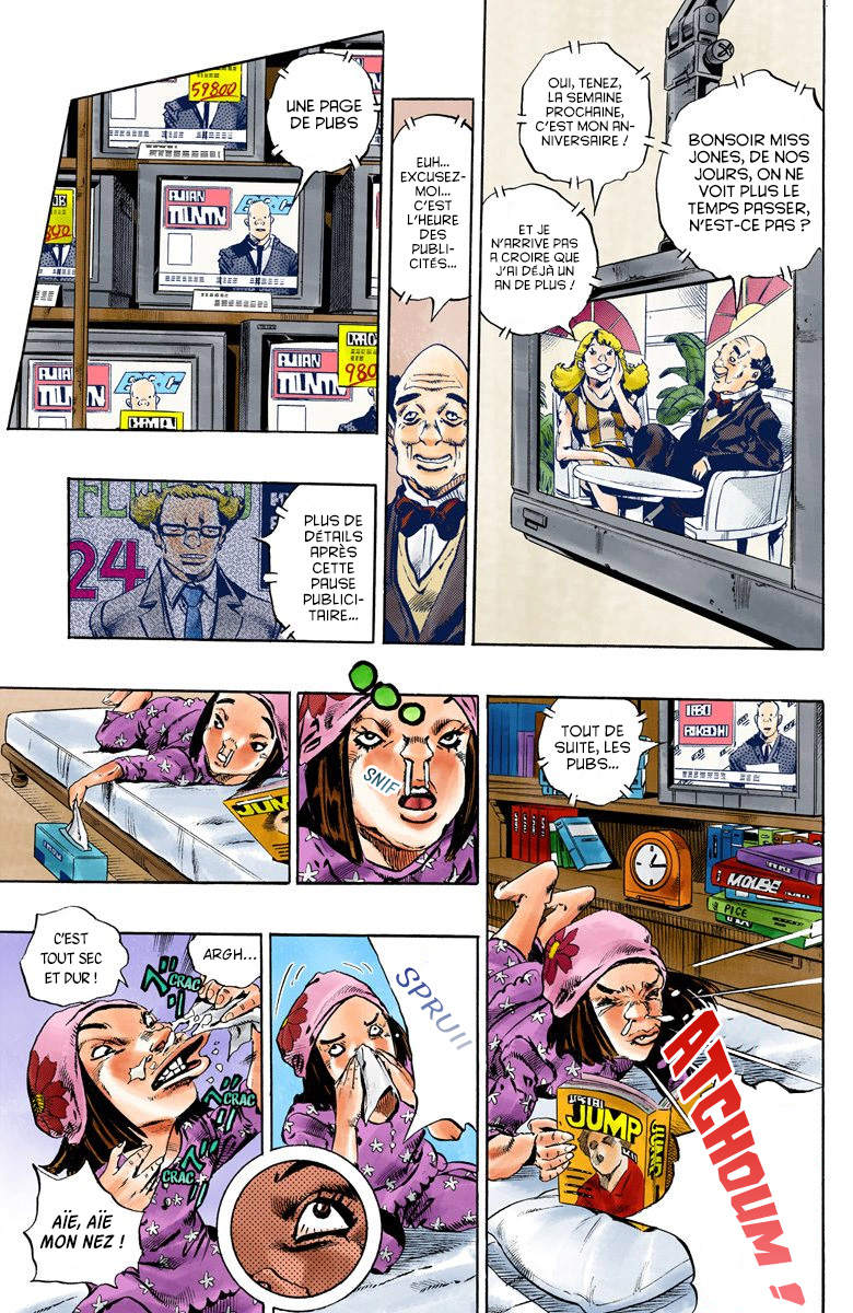 Read JoJo's Bizarre Adventure Part 6 Stone Ocean Official Colored FR Manga Online