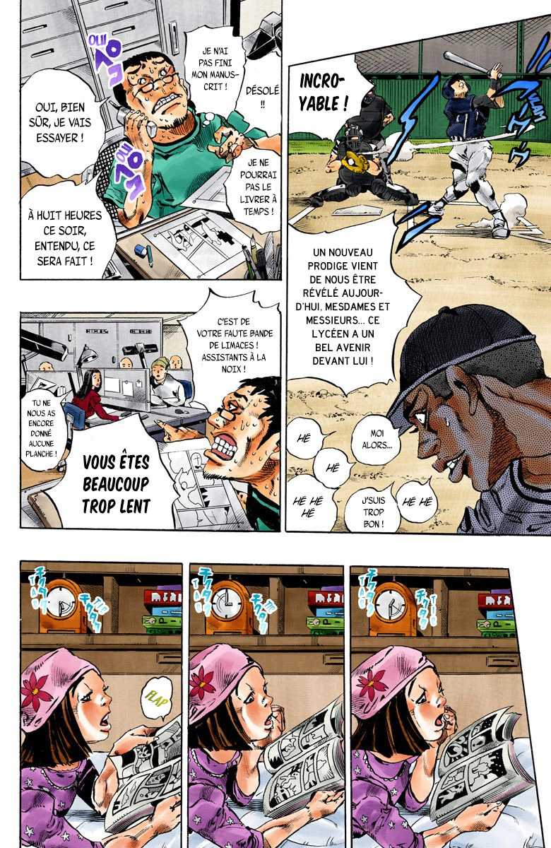 Read JoJo's Bizarre Adventure Part 6 Stone Ocean Official Colored FR Manga Online