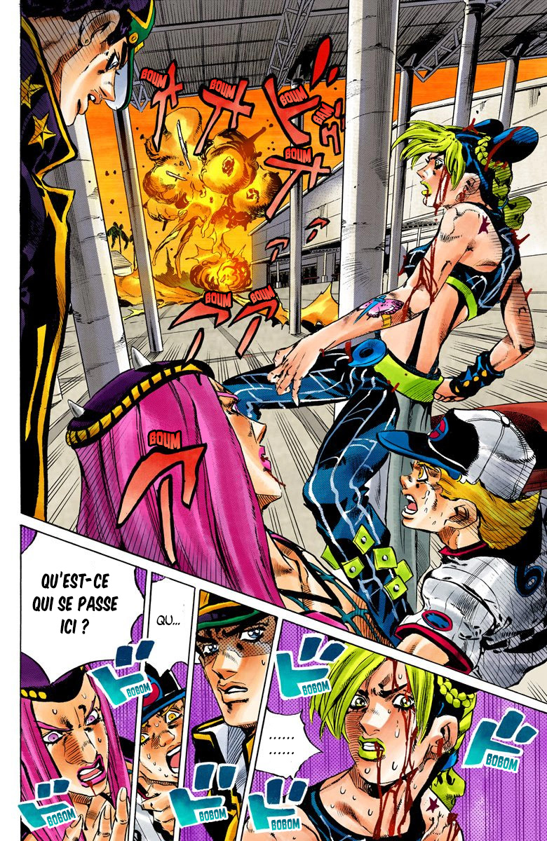 Read JoJo's Bizarre Adventure Part 6 Stone Ocean Official Colored FR Manga Online