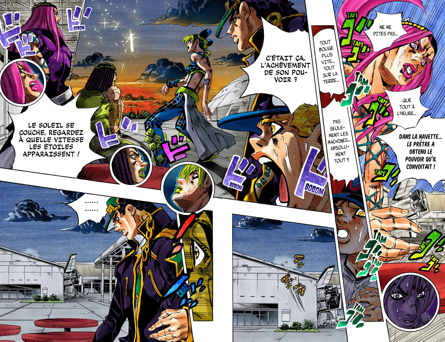 Read JoJo's Bizarre Adventure Part 6 Stone Ocean Official Colored FR Manga Online