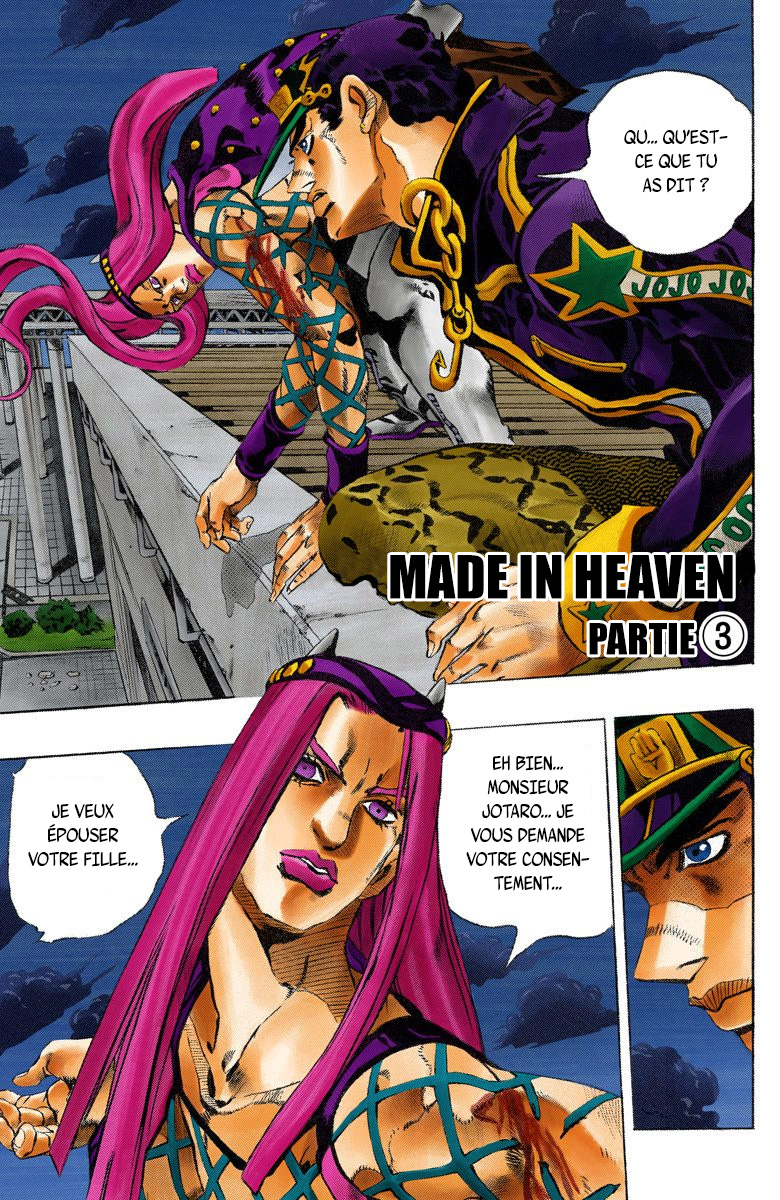 Read JoJo's Bizarre Adventure Part 6 Stone Ocean Official Colored FR Manga Online