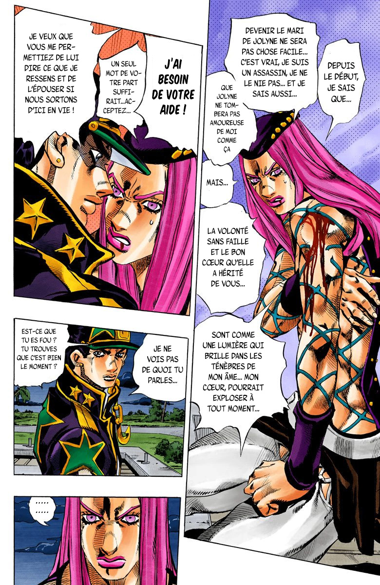 Read JoJo's Bizarre Adventure Part 6 Stone Ocean Official Colored FR Manga Online