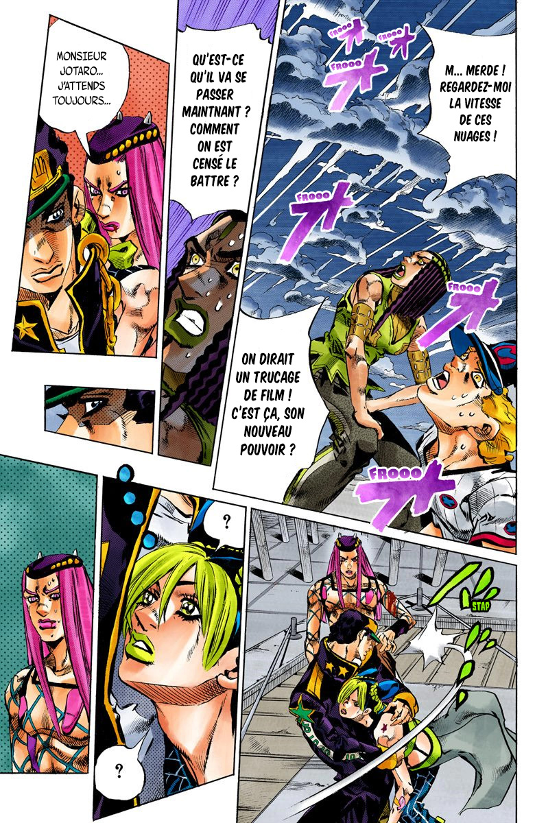 Read JoJo's Bizarre Adventure Part 6 Stone Ocean Official Colored FR Manga Online