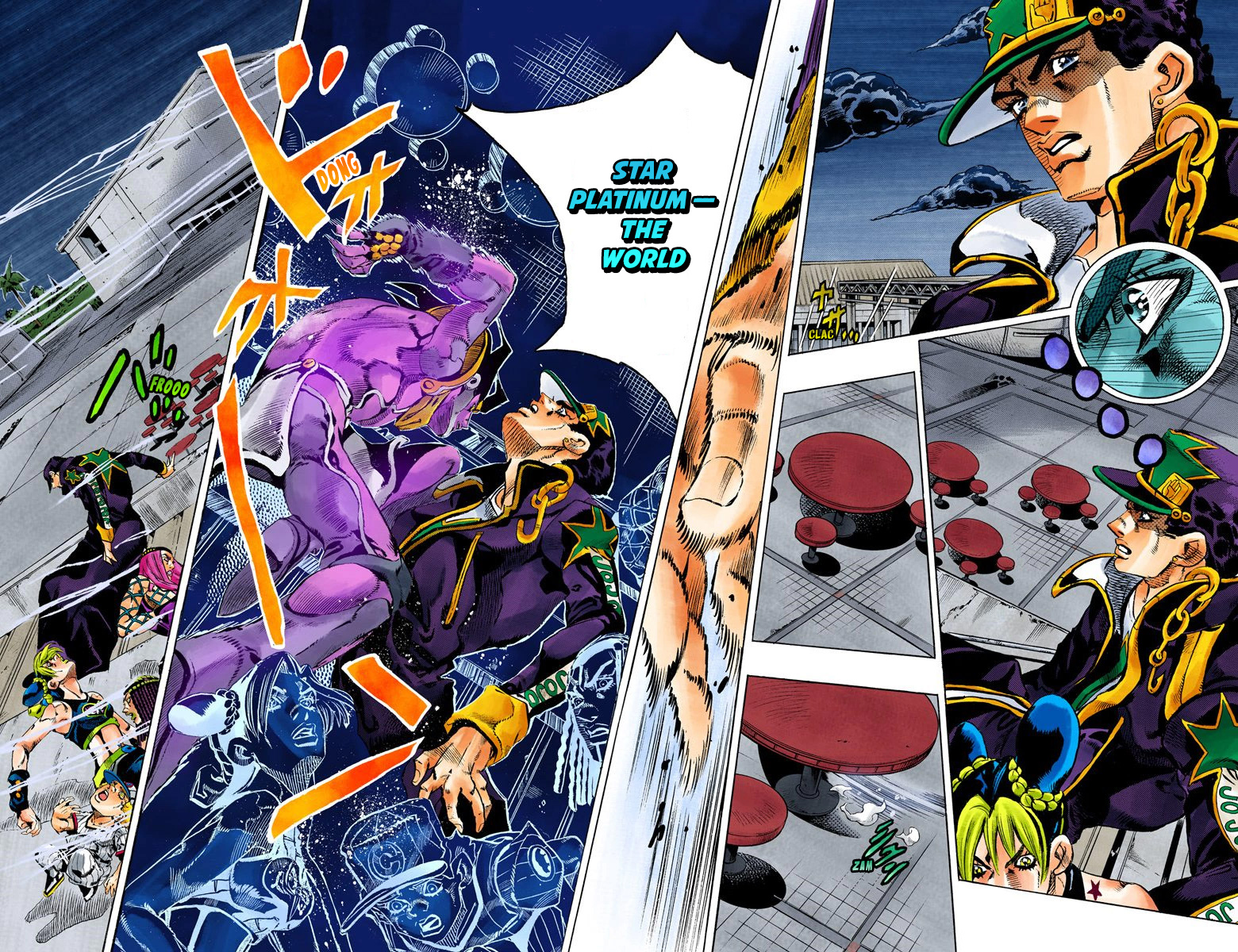 Read JoJo's Bizarre Adventure Part 6 Stone Ocean Official Colored FR Manga Online