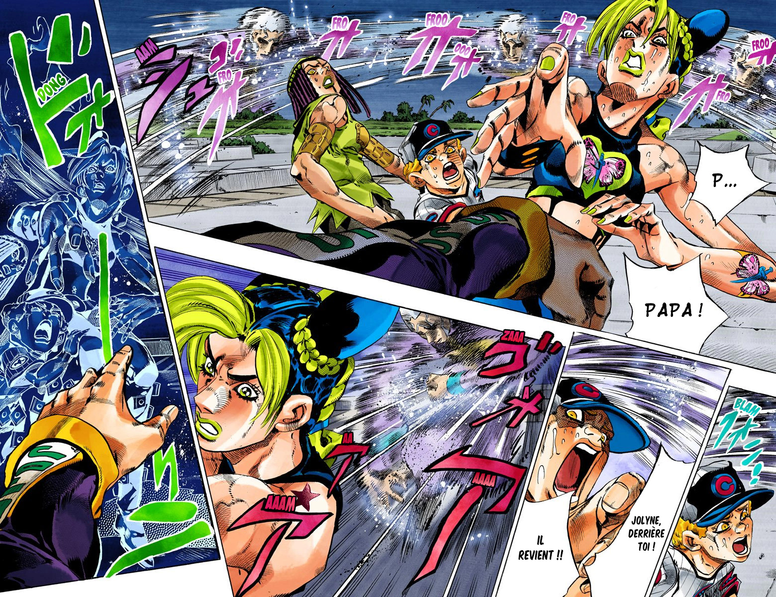 Read JoJo's Bizarre Adventure Part 6 Stone Ocean Official Colored FR Manga Online
