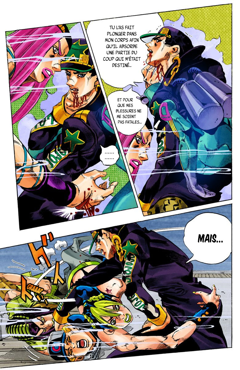 Read JoJo's Bizarre Adventure Part 6 Stone Ocean Official Colored FR Manga Online