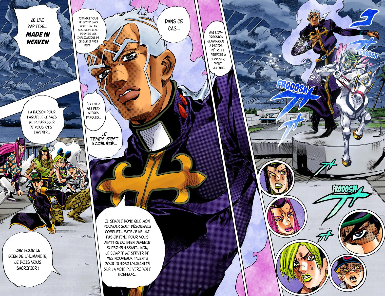 Read JoJo's Bizarre Adventure Part 6 Stone Ocean Official Colored FR Manga Online