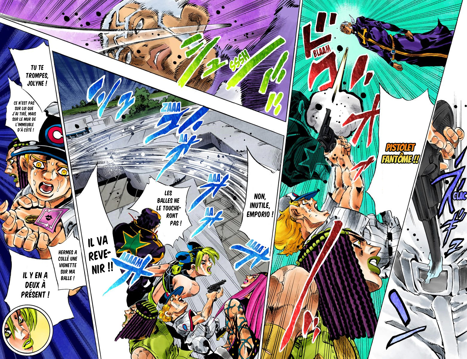 Read JoJo's Bizarre Adventure Part 6 Stone Ocean Official Colored FR Manga Online