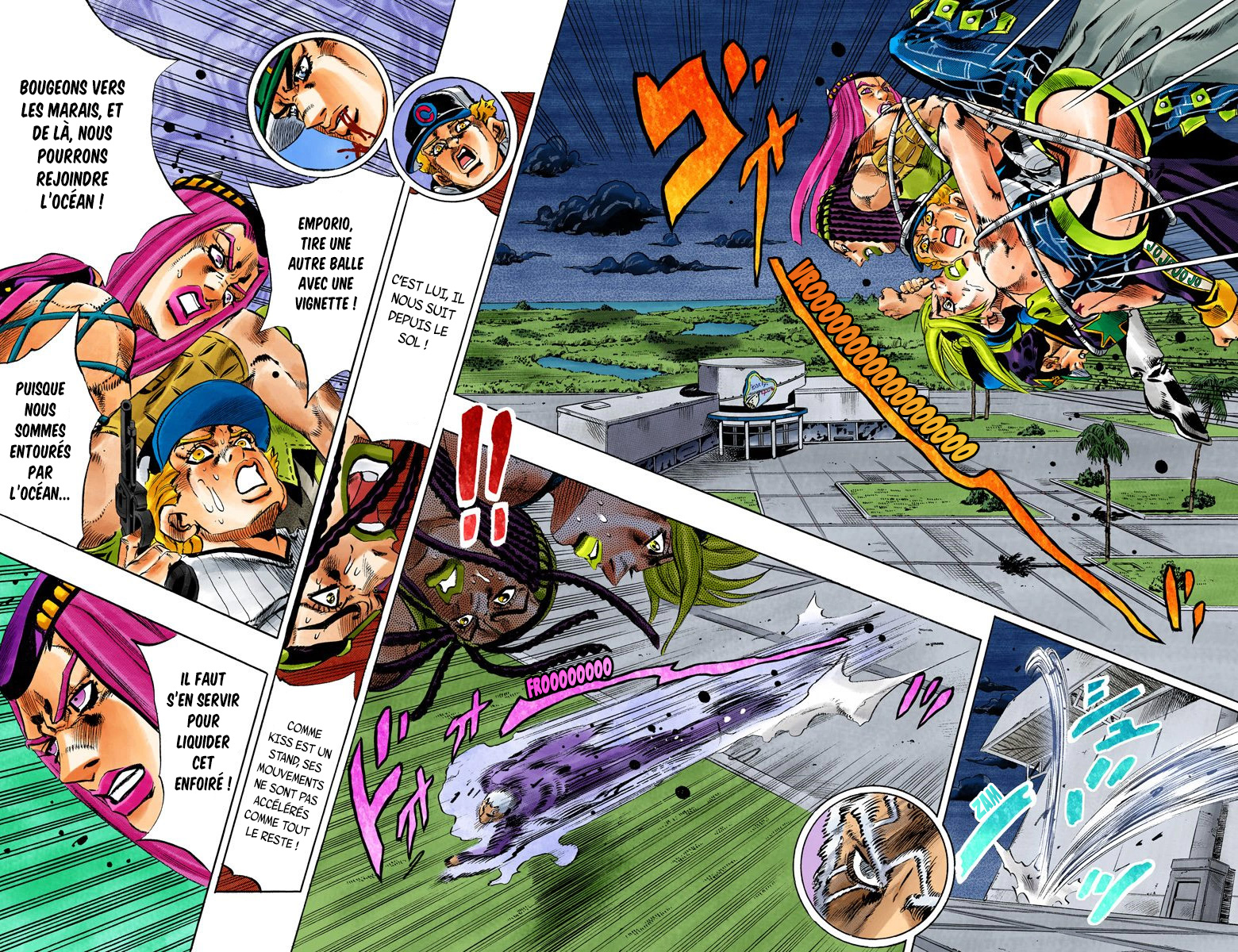 Read JoJo's Bizarre Adventure Part 6 Stone Ocean Official Colored FR Manga Online