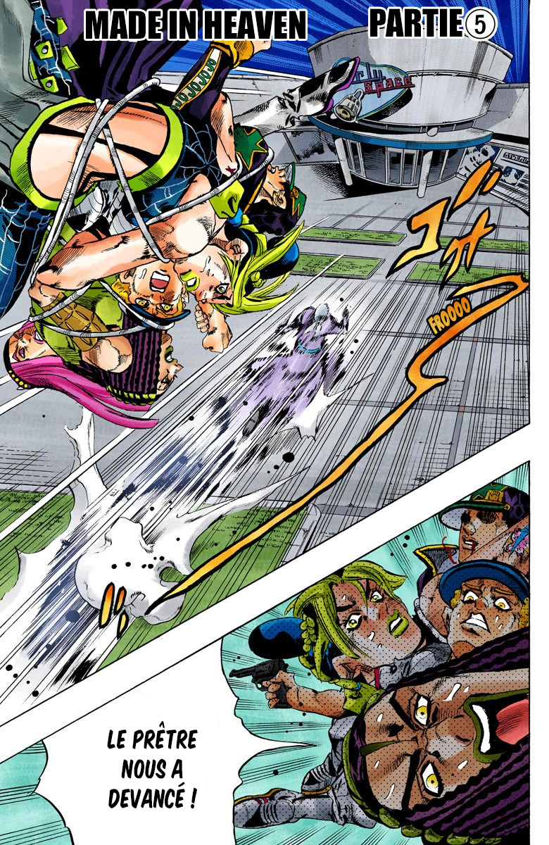 Read JoJo's Bizarre Adventure Part 6 Stone Ocean Official Colored FR Manga Online