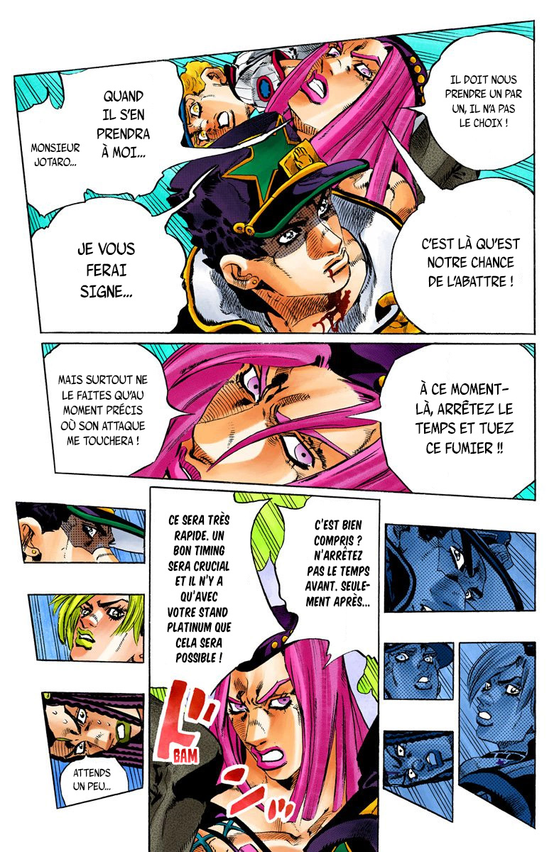 Read JoJo's Bizarre Adventure Part 6 Stone Ocean Official Colored FR Manga Online