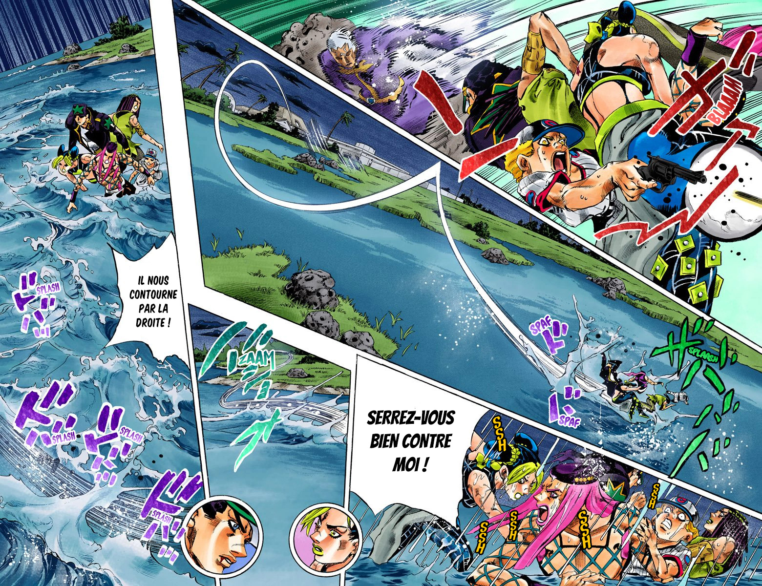 Read JoJo's Bizarre Adventure Part 6 Stone Ocean Official Colored FR Manga Online