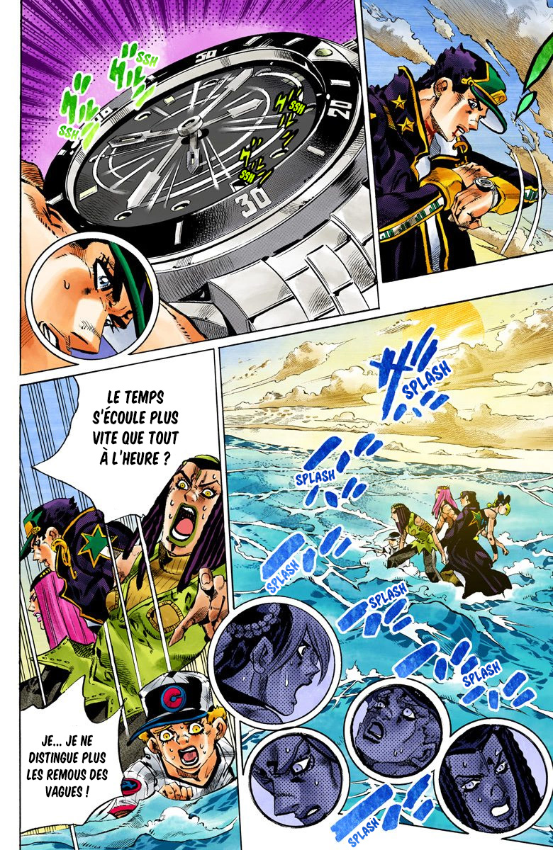 Read JoJo's Bizarre Adventure Part 6 Stone Ocean Official Colored FR Manga Online