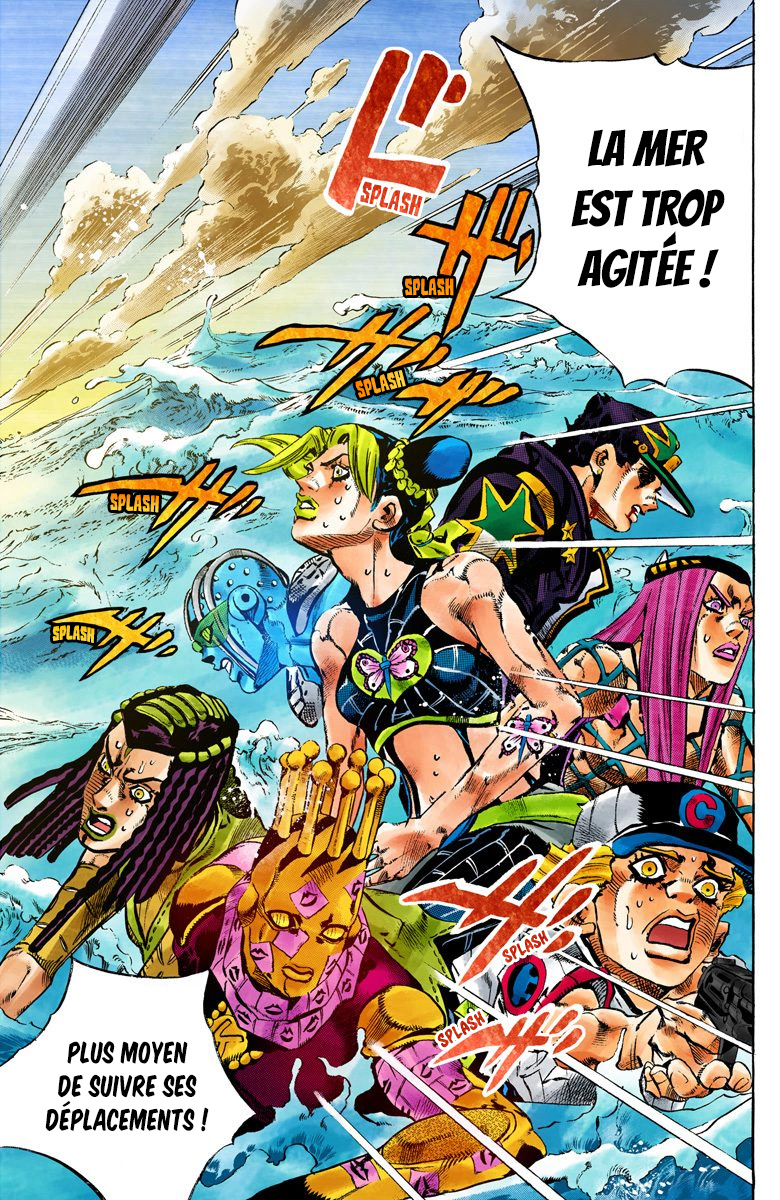 Read JoJo's Bizarre Adventure Part 6 Stone Ocean Official Colored FR Manga Online