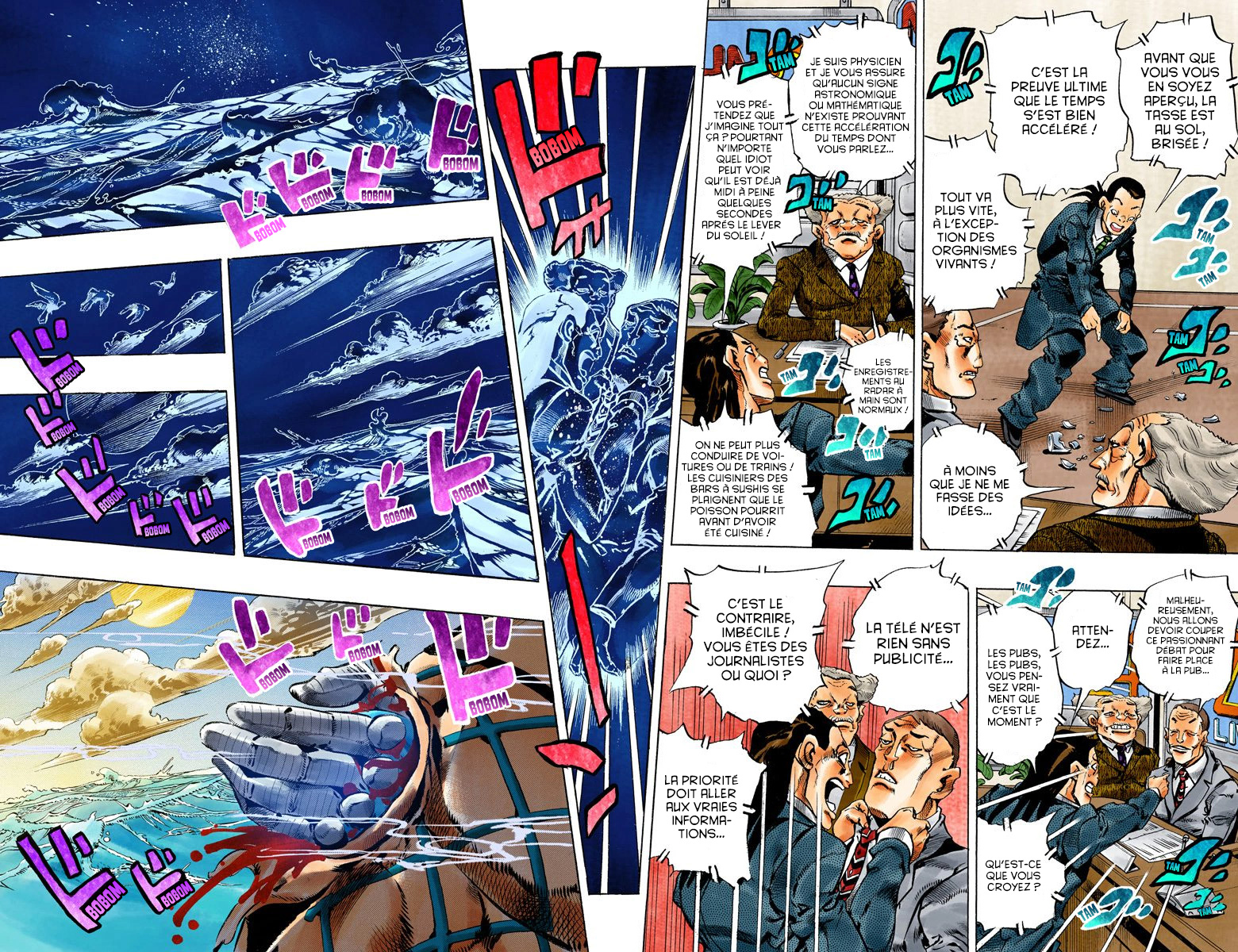 Read JoJo's Bizarre Adventure Part 6 Stone Ocean Official Colored FR Manga Online