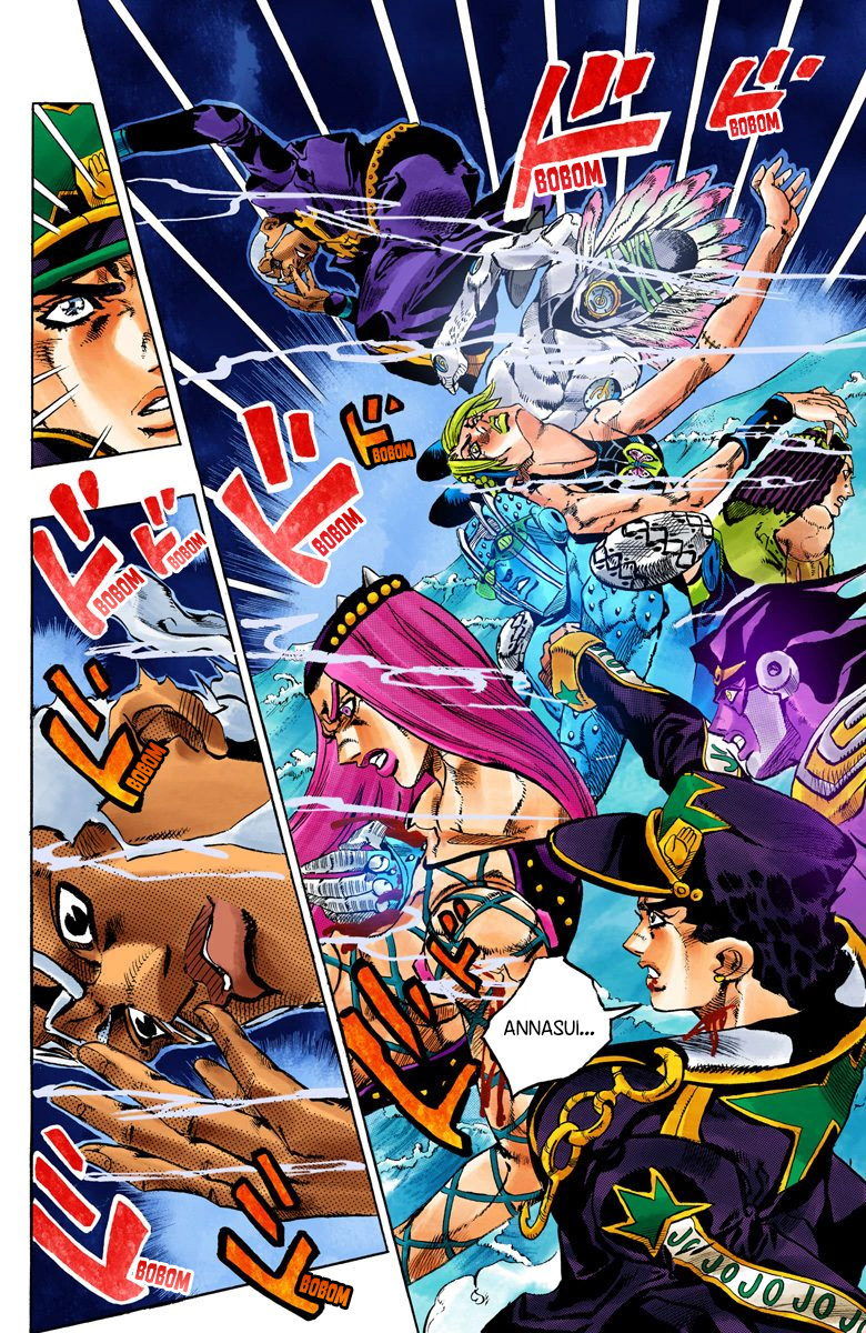 Read JoJo's Bizarre Adventure Part 6 Stone Ocean Official Colored FR Manga Online