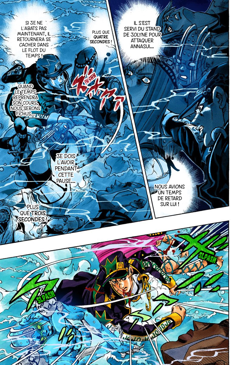 Read JoJo's Bizarre Adventure Part 6 Stone Ocean Official Colored FR Manga Online