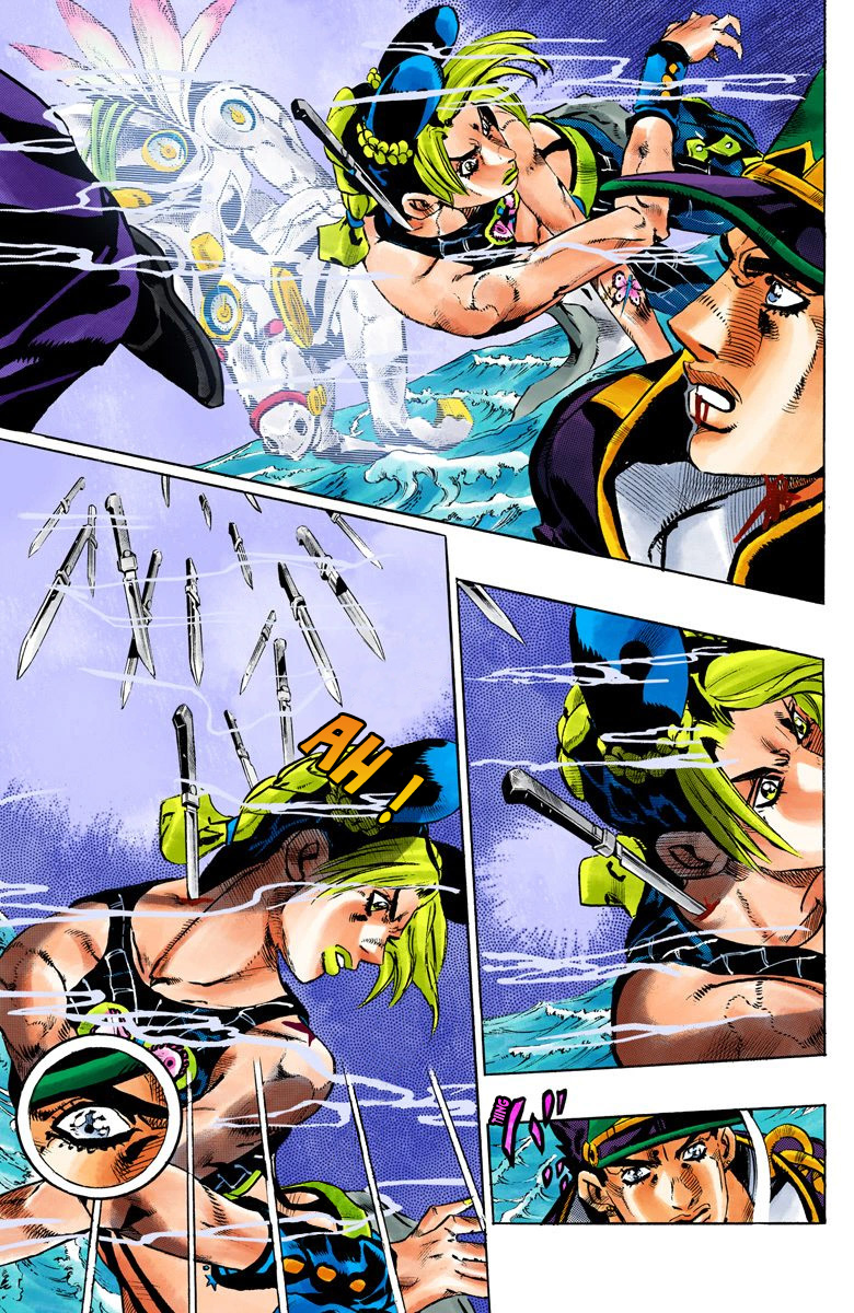 Read JoJo's Bizarre Adventure Part 6 Stone Ocean Official Colored FR Manga Online