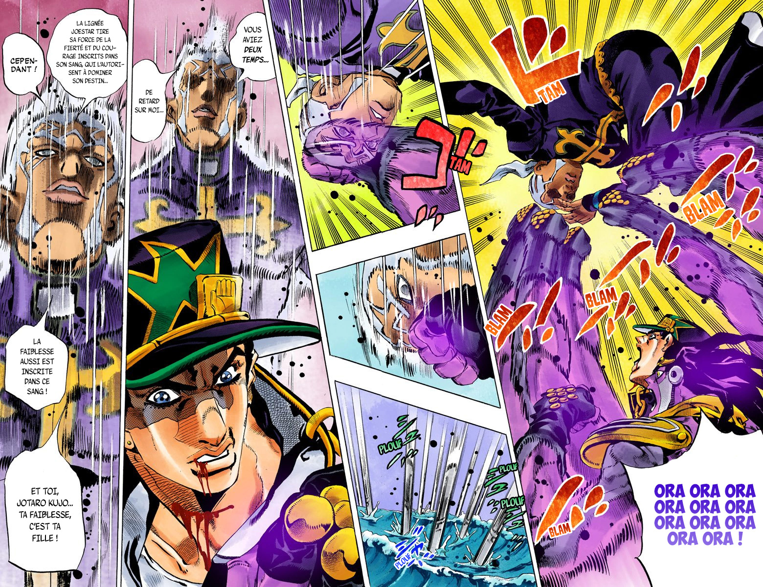 Read JoJo's Bizarre Adventure Part 6 Stone Ocean Official Colored FR Manga Online