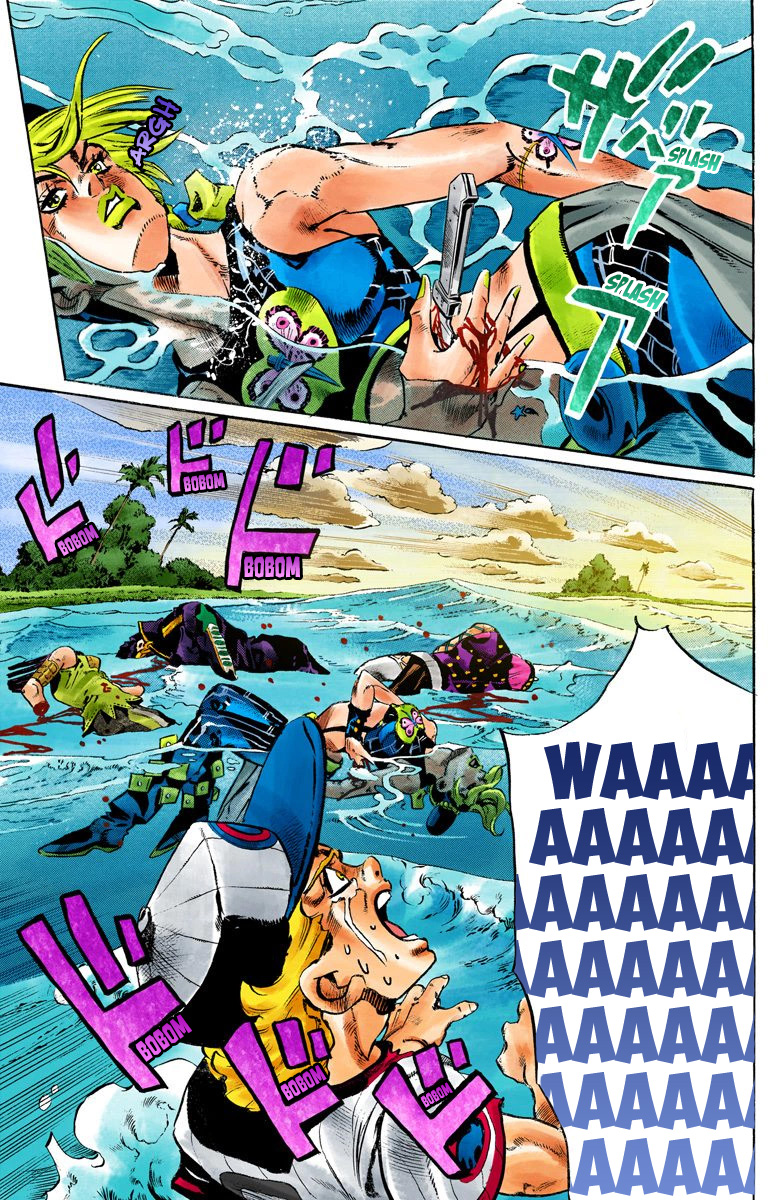 Read JoJo's Bizarre Adventure Part 6 Stone Ocean Official Colored FR Manga Online