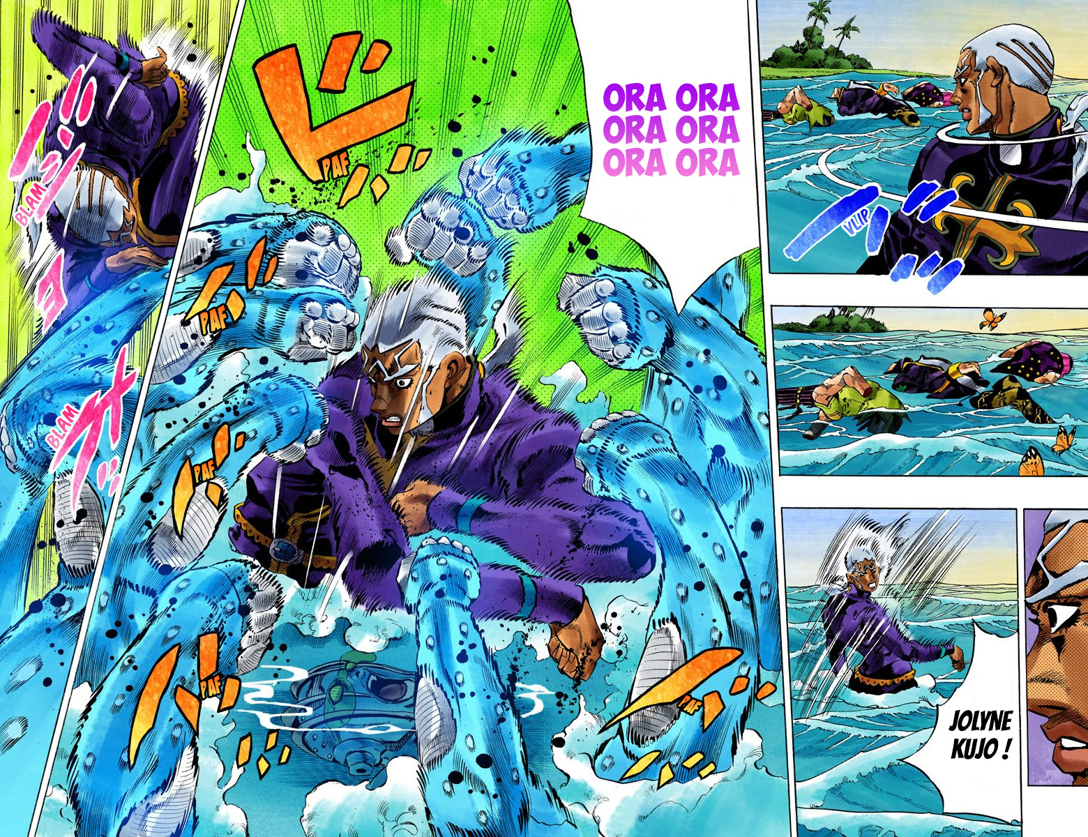 Read JoJo's Bizarre Adventure Part 6 Stone Ocean Official Colored FR Manga Online