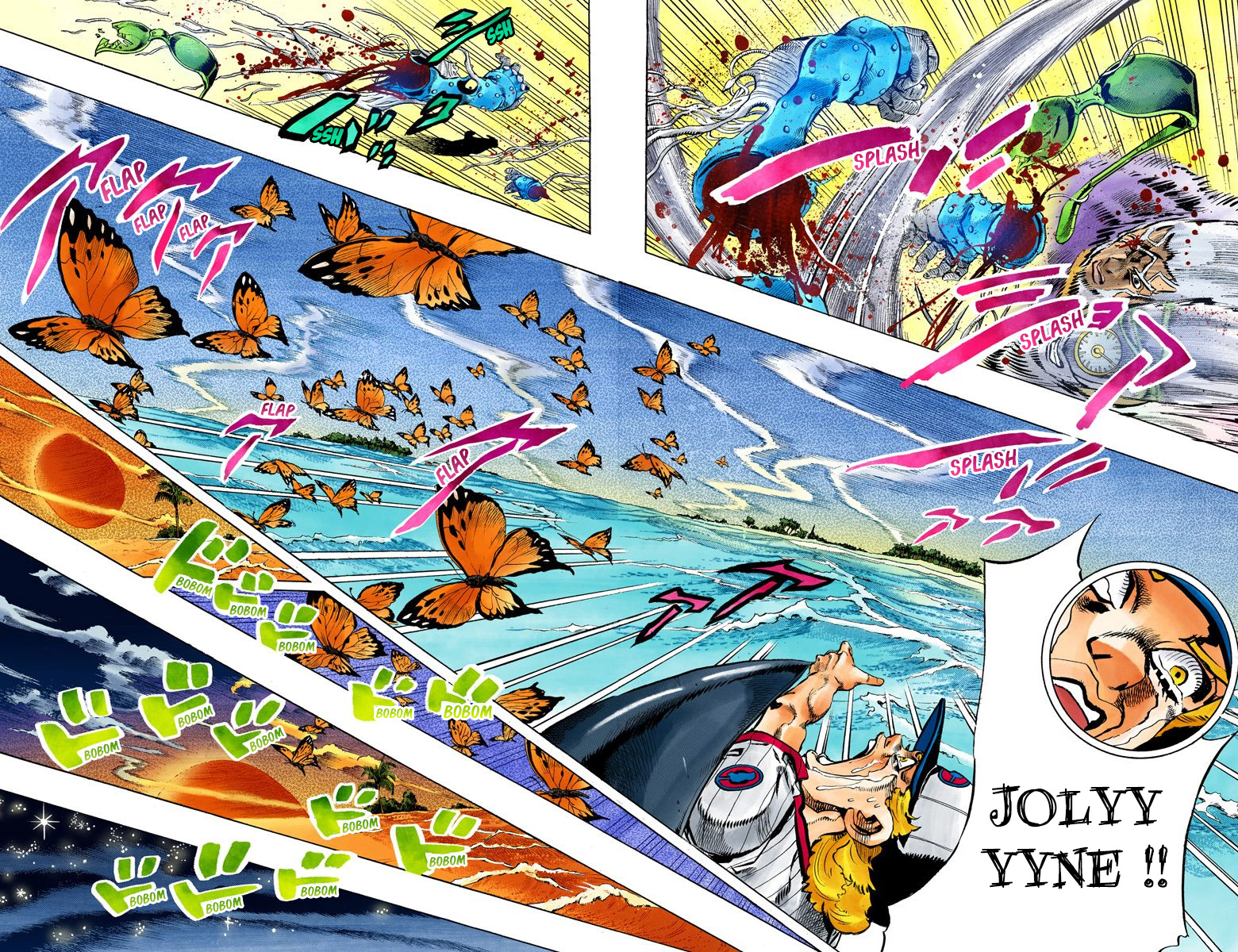 Read JoJo's Bizarre Adventure Part 6 Stone Ocean Official Colored FR Manga Online