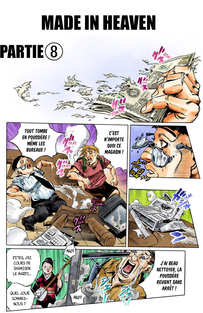 Read JoJo's Bizarre Adventure Part 6 Stone Ocean Official Colored FR Manga Online