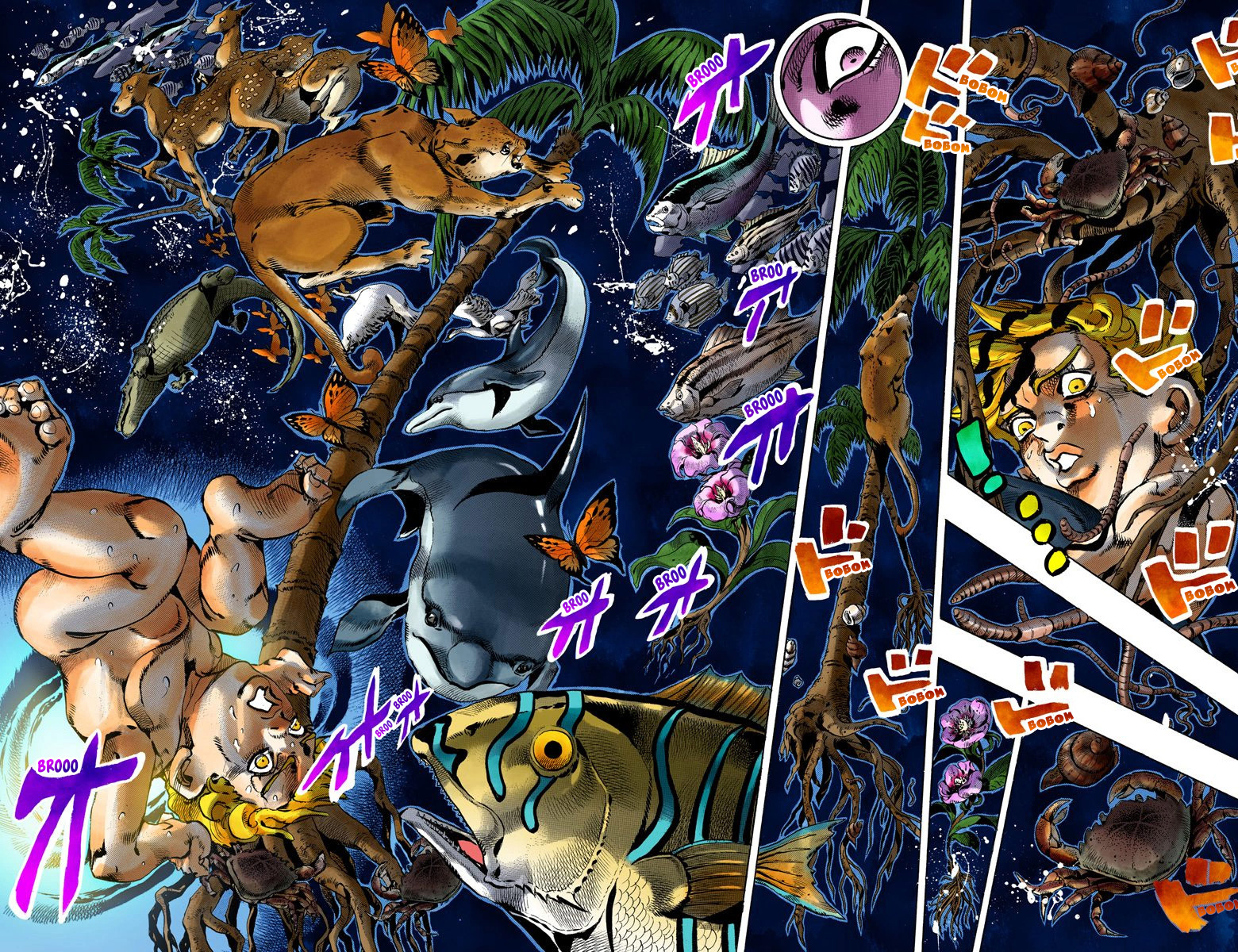Read JoJo's Bizarre Adventure Part 6 Stone Ocean Official Colored FR Manga Online