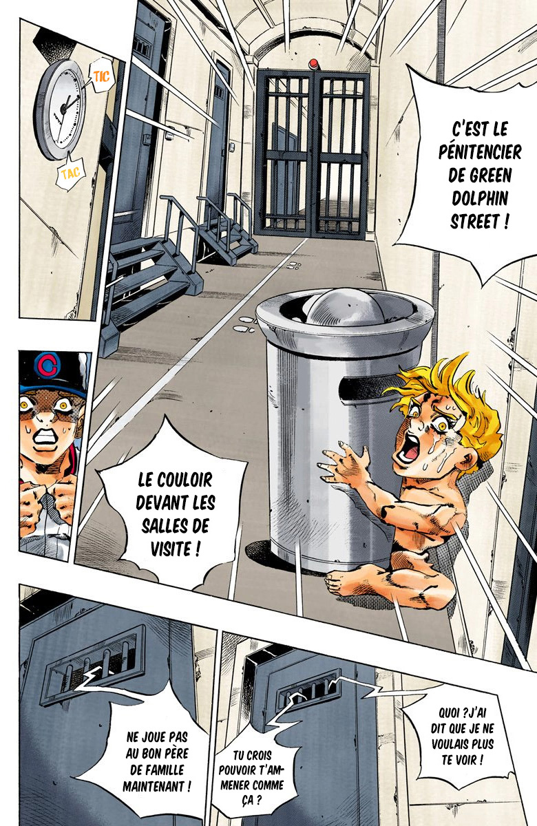 Read JoJo's Bizarre Adventure Part 6 Stone Ocean Official Colored FR Manga Online
